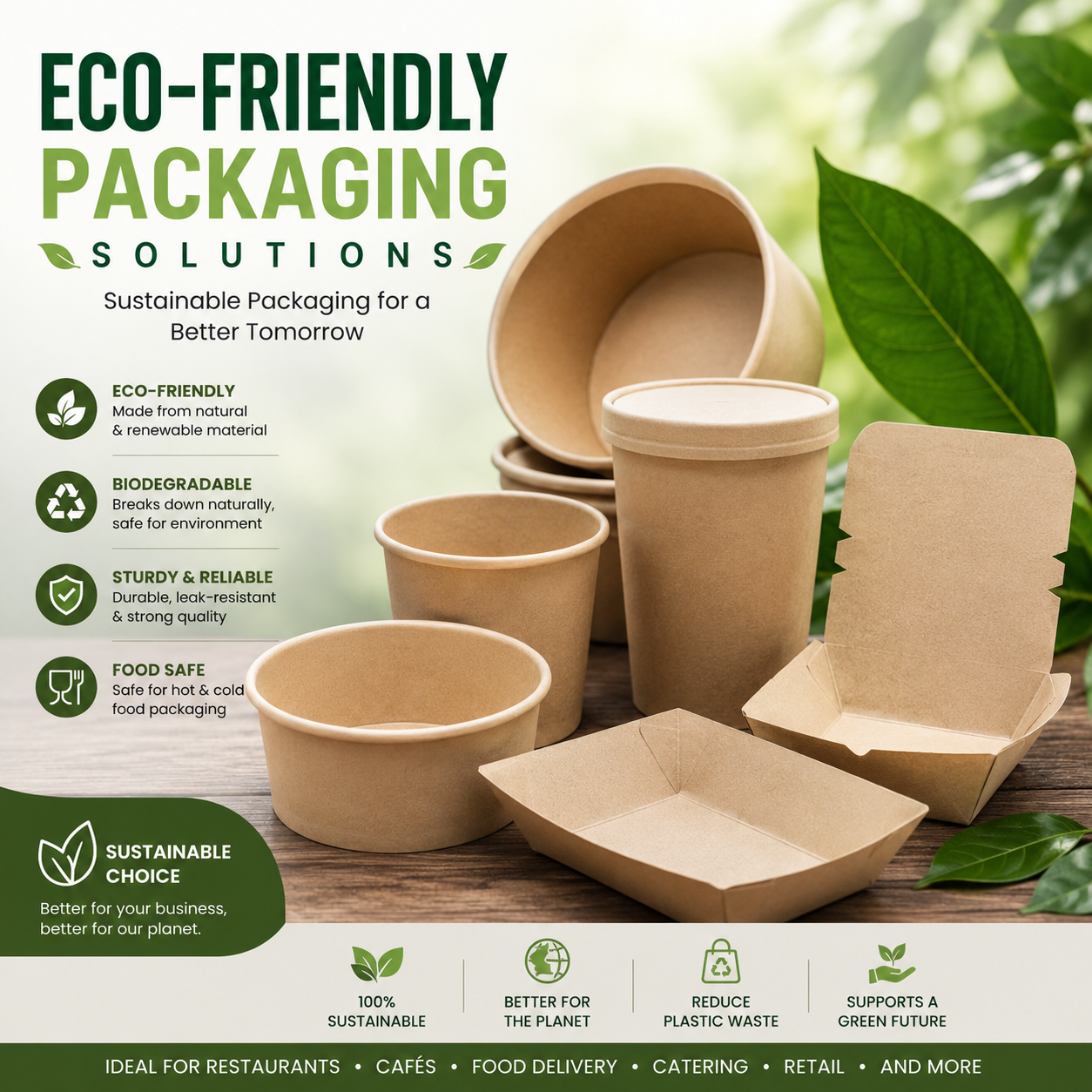 Eco-Friendly & Sustainable Packaging Products Exporter from India